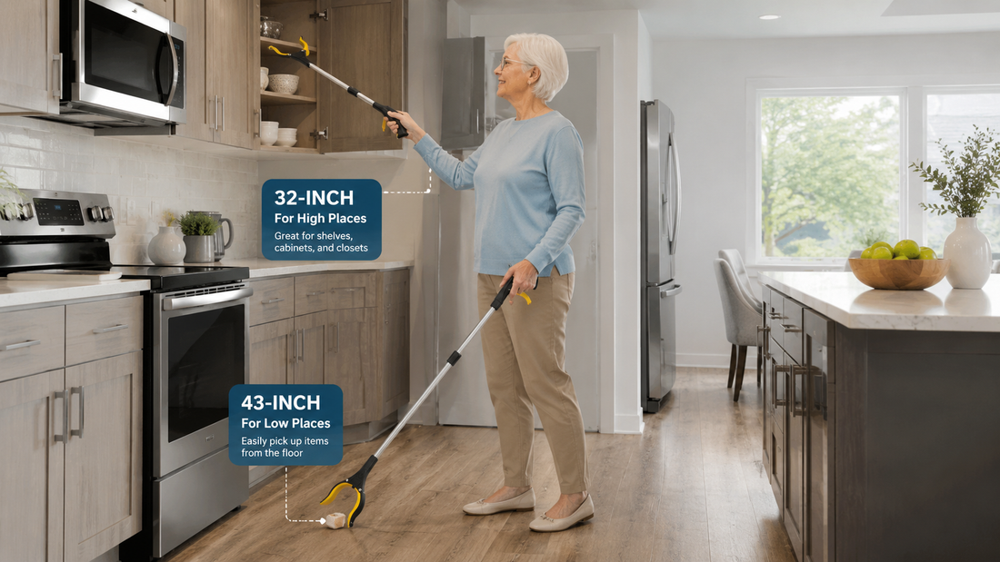 32 vs 43 Inch Reacher Grabber Tool: The Only Comparison That Actually Helps You Decide