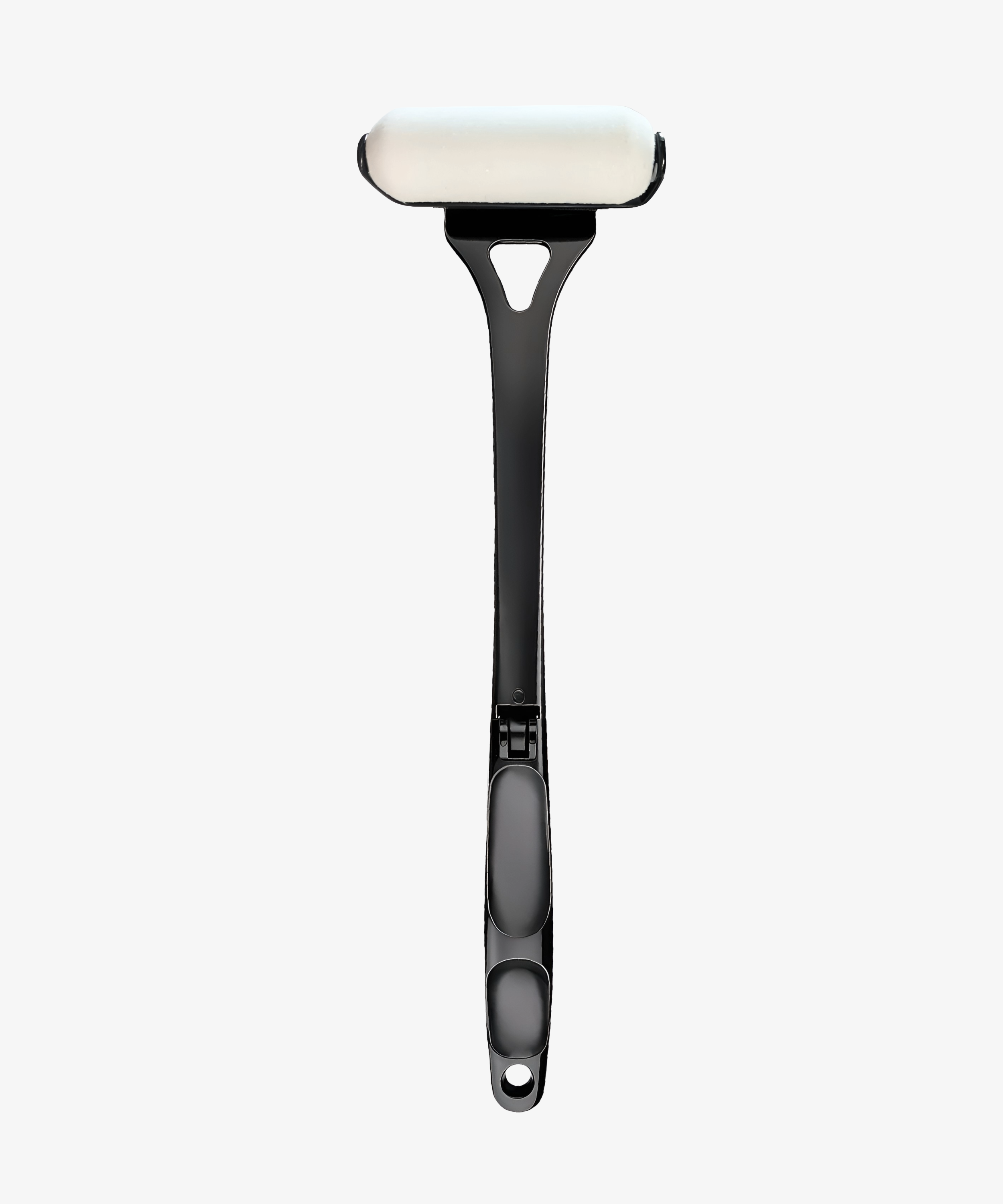 lotion applicator for back with a long handle and soft sponge head
