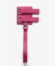 Adjustable leather cane strap with secure attachment