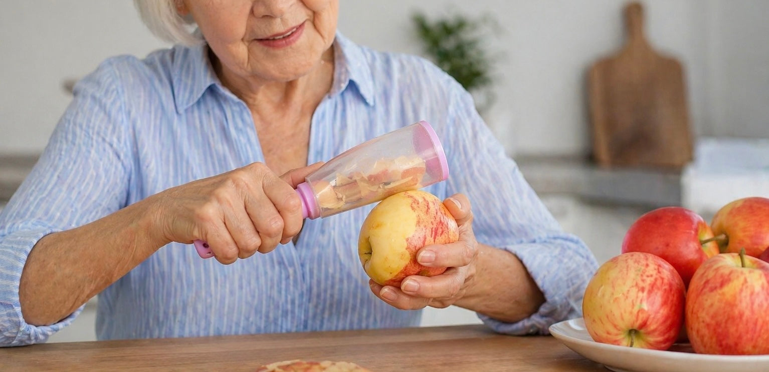 ergonomic vegetable peeler