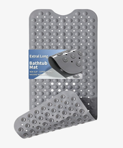 Extra Long Non-Slip Bathtub Mat with Suction Cups