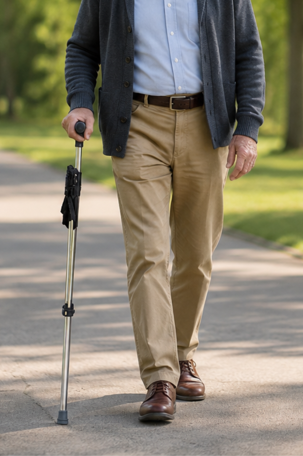 Portable seat cane for airplane travel and daily errands