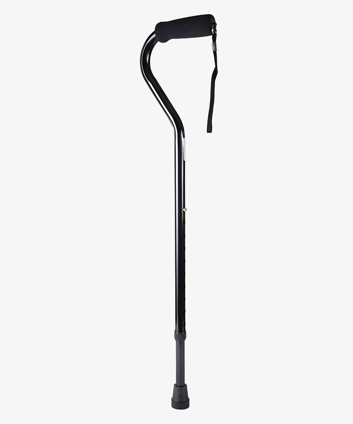 Walking cane for seniors with ergonomic offset handle