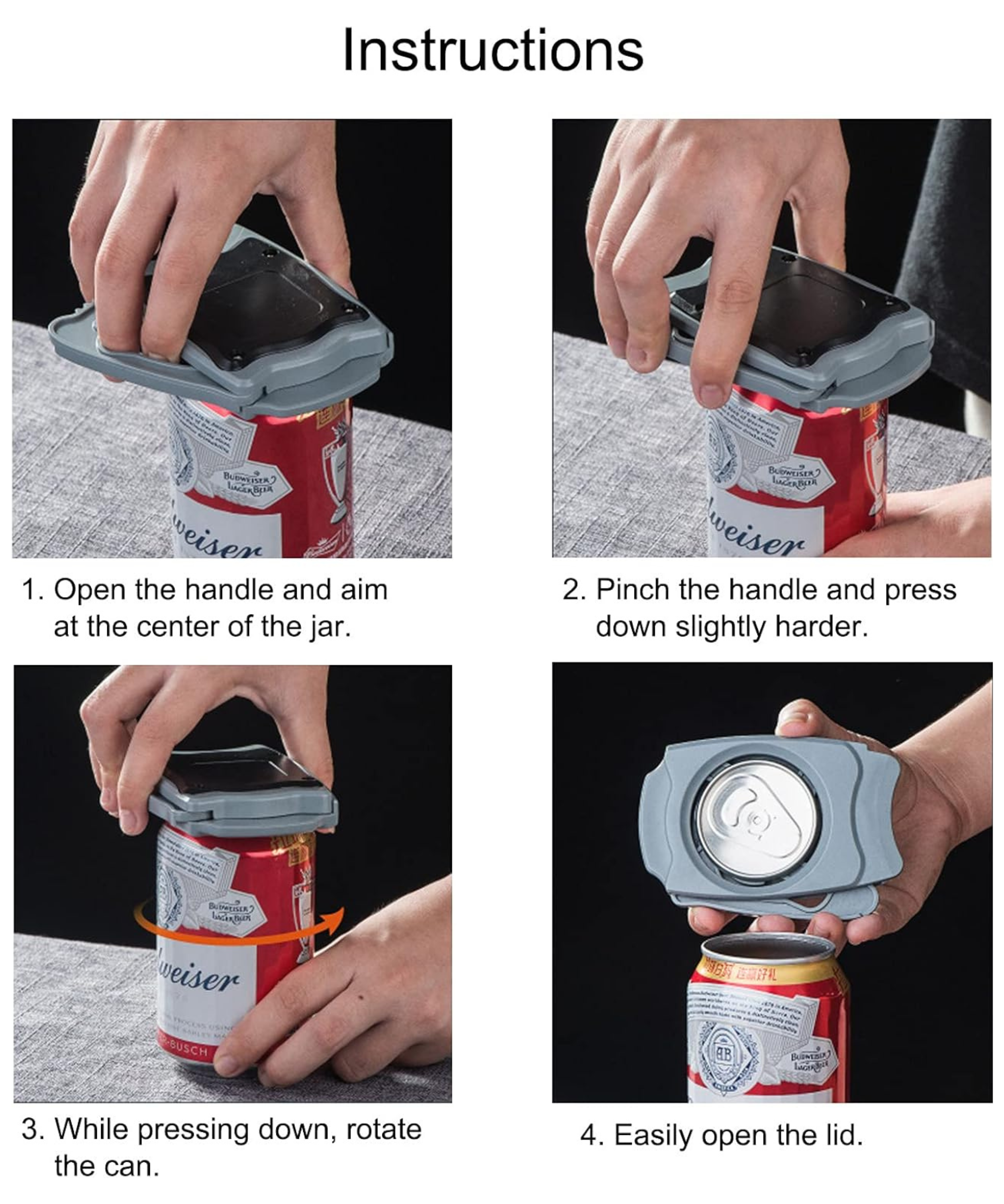 can top remover for beer and soda cans