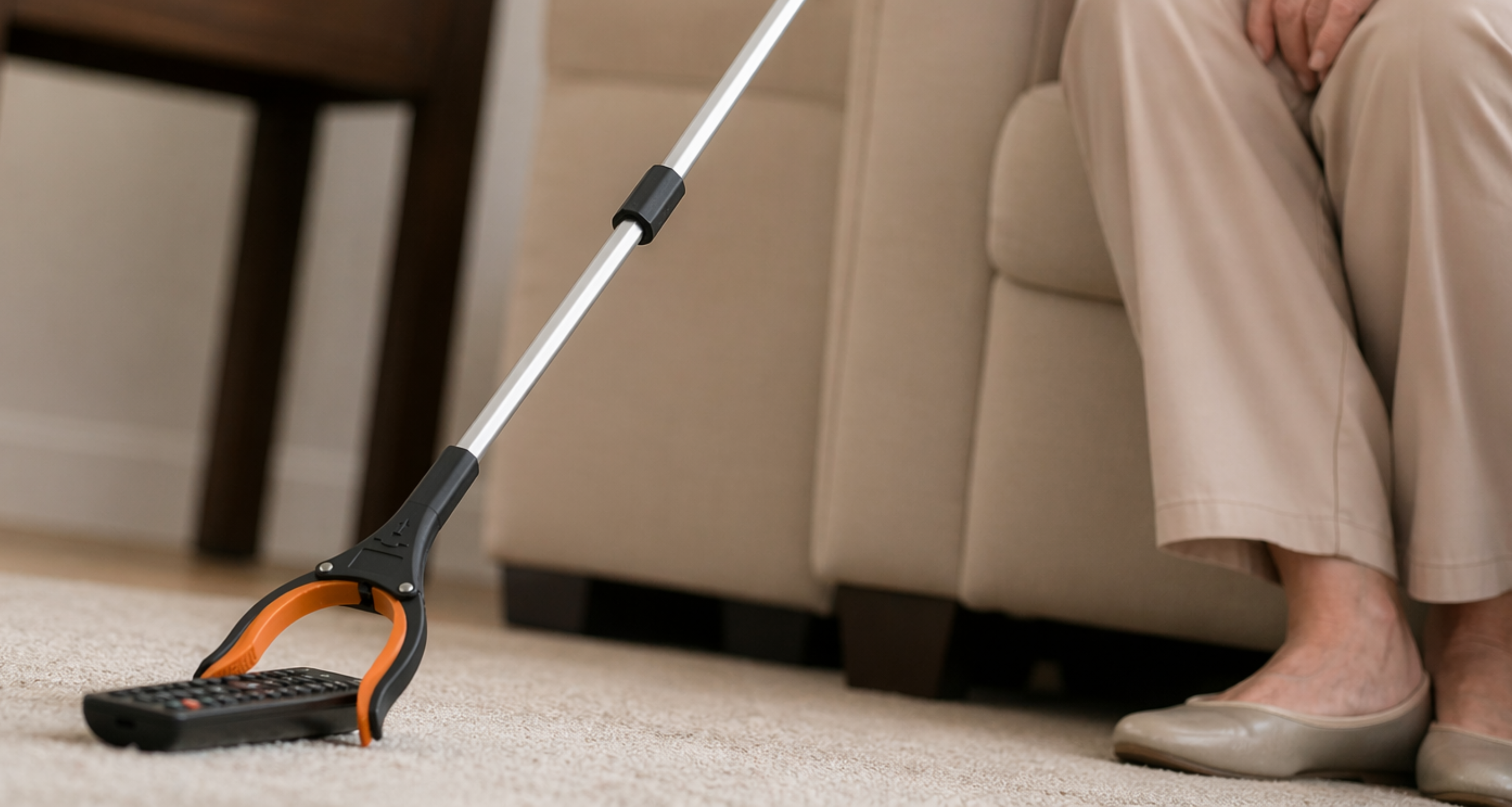 grabber reacher tool picking up jar
