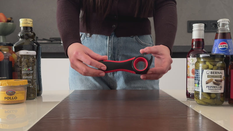 Bottle & Cap Opener 5-in-1 - Open Any Bottle Without Struggling GrabberTool