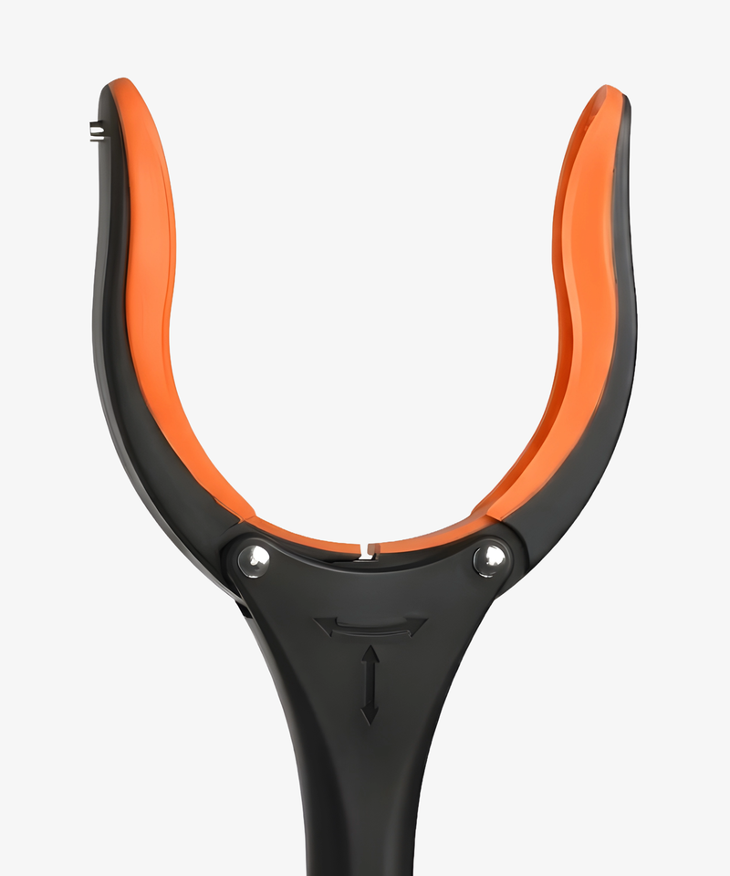 reacher grabber tool 32 inch orange ergonomic handle
